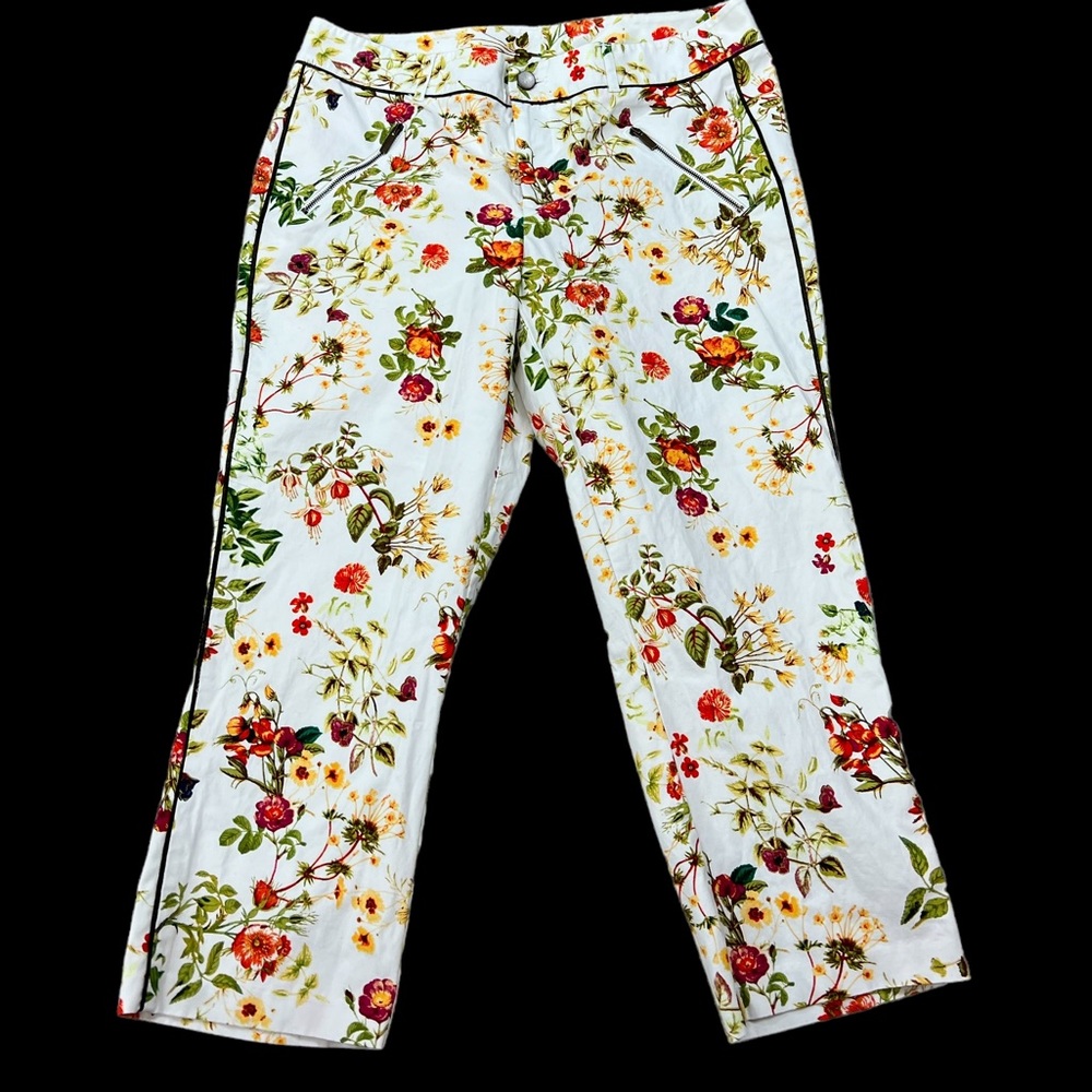 DISNEY Alice Through The Looking Glass Designer Collection Cropped Capri Size 8